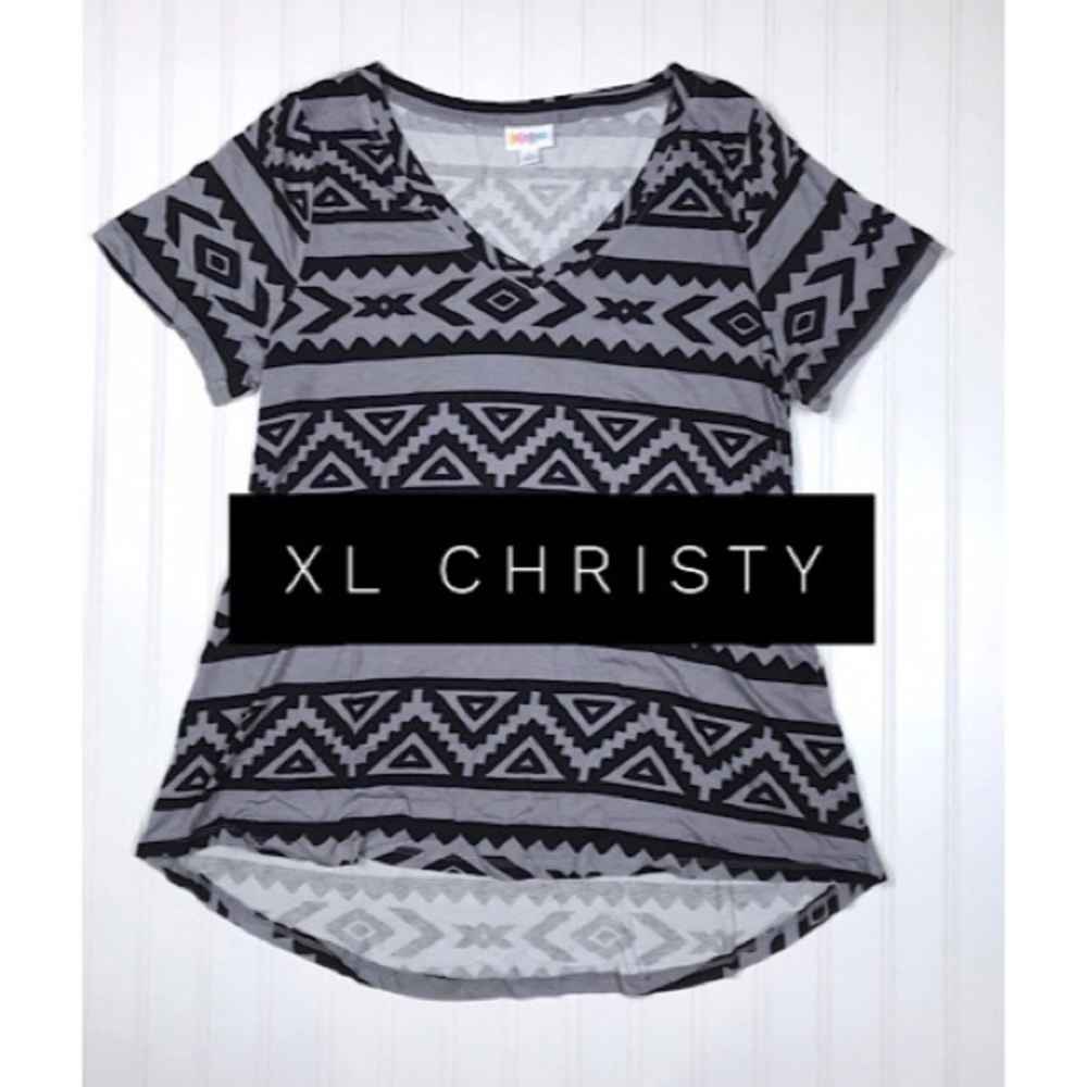 XL NWT CHRISTY TEE AZTEC SHIRT